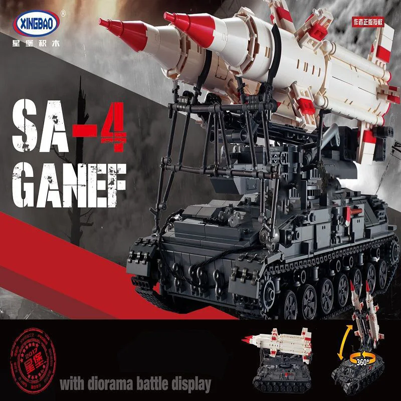 XingBao ракетка военная техника Танк T92 автомобили MOC русская креативная модель