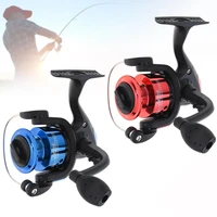 1pc red 100m mini saltwater spining fishing reel 3 loops 3bb 154g rotate winter fishing tackle