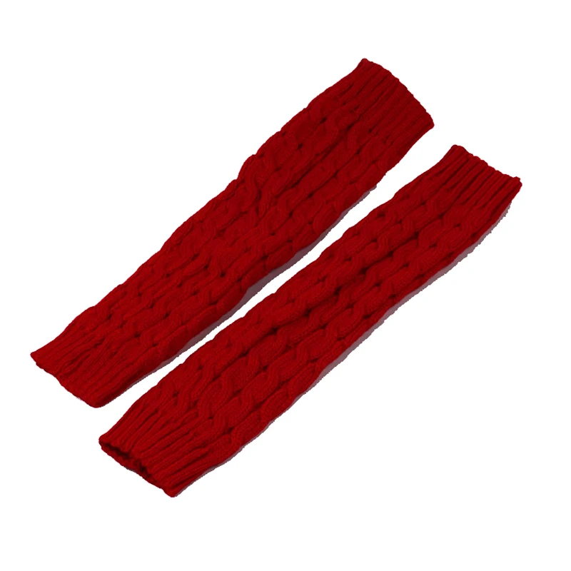 

Women Knitted Crochet Winter Warm Leg Warmers Long Socks Slouch Leggings Ladies Solid Knit Knee Leg Long Socks d88