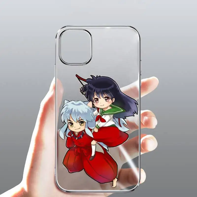 

Japan Cartoon Inuyasha Higurash Phone Case Transparent for Clear iPhone case 11 12 mini pro XS MAX 8 7 6 6S Plus X 5S SE 2020 XR