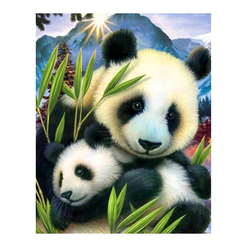 

Панда Алмазная картина полное животное Новый DIY наклеивающийся сверлильный крест вышивка 5D в китайском стиле простое украшение для дома