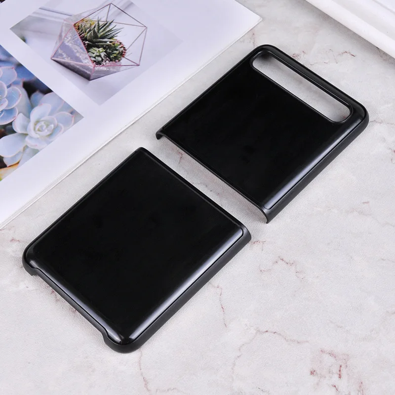 

Stylish Transparent Hard PC Case For Samsung Galaxy Z Flip Phone Case For Galaxy Z Flip Slim Protective Shell Shockproof Cover