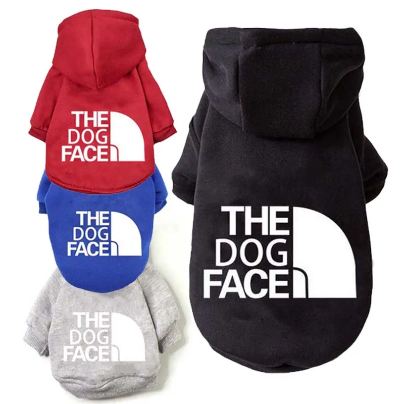 

Pet Dog Hoodies Fashion Clothes Autumn Winter The Dog Face Medium Large Dogs Labrador French Bulldog Jacket Clothing