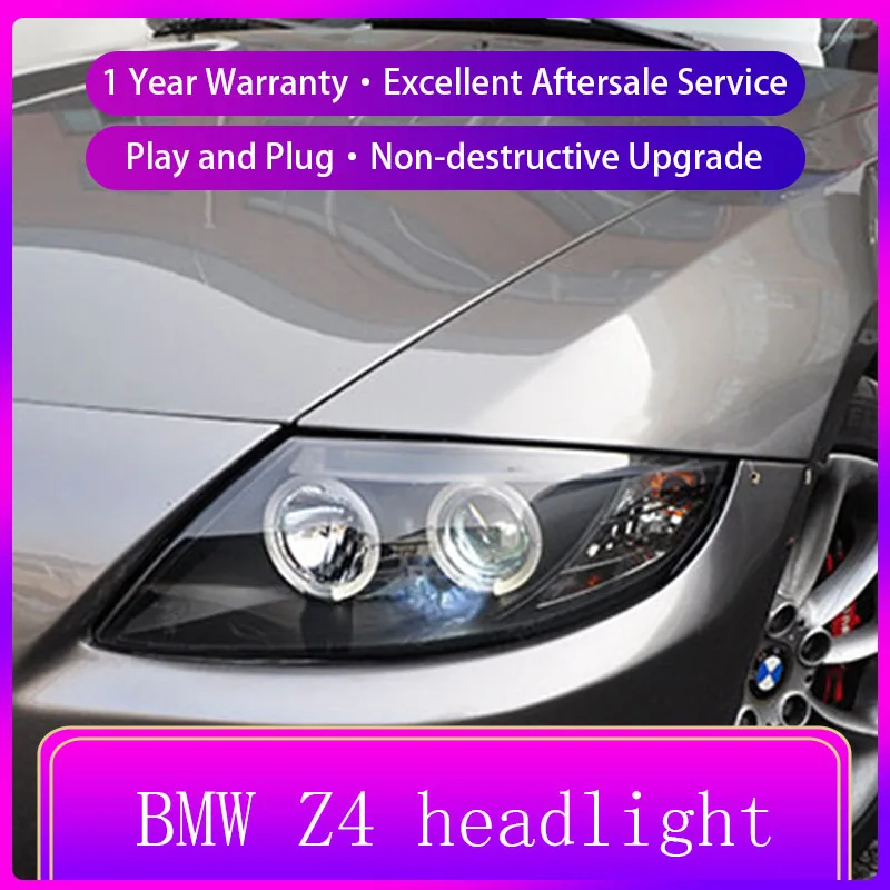 

2003 to 2008 For BMW E85 Z4 Head Lamp Angel Eyes year z4 headlight