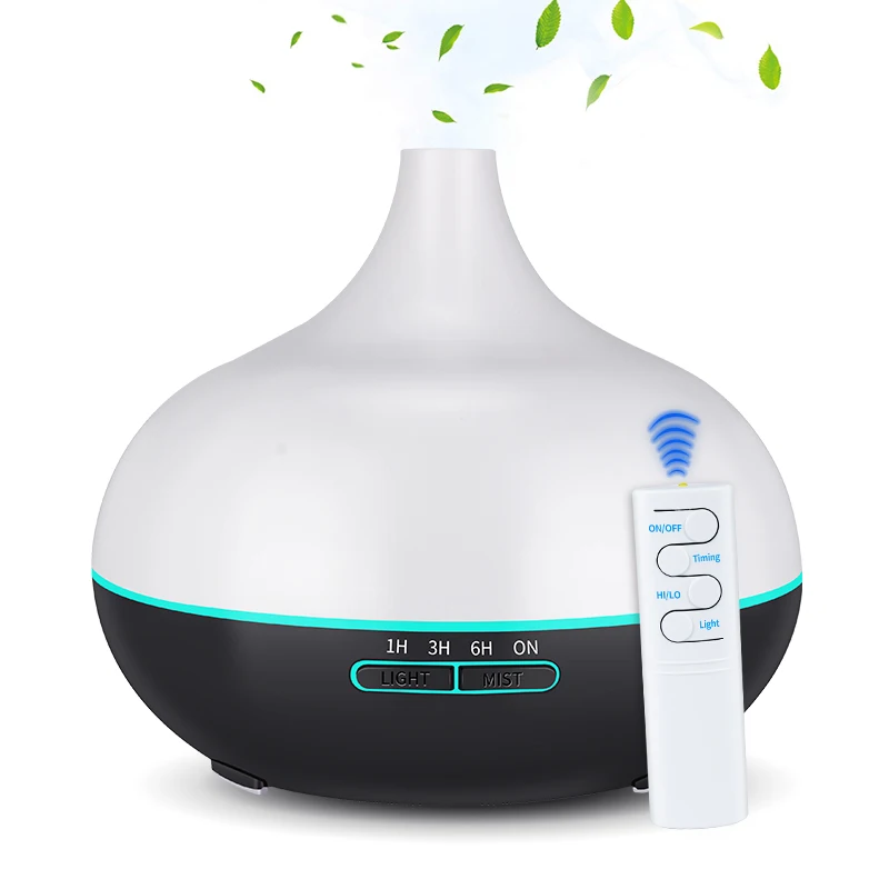 

1pcs 550ML Remote Control Ultrasonic Air Humidifier Essential Oil Diffuser Aroma Lamp Aromatherapy Electric Aroma Diffuser Mist