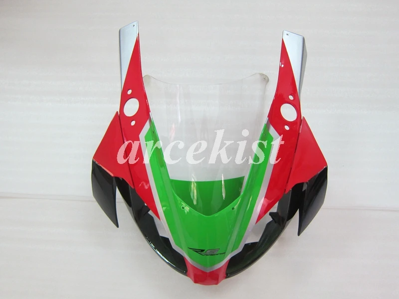 ABS полный обтекатель комплект+ крышка бака подходит для Aprilia RS125 06 07 08 09 10 11 RS 125 2006 2007 2011 Обтекатели набор красный серебристый