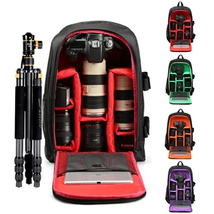 waterproof dslr camera backpack photo bag for sony alpha nikon camera canon bag olympus fujifilm xt20 x t2 xt10 xe3 xa10 xa3 xt2 free global shipping