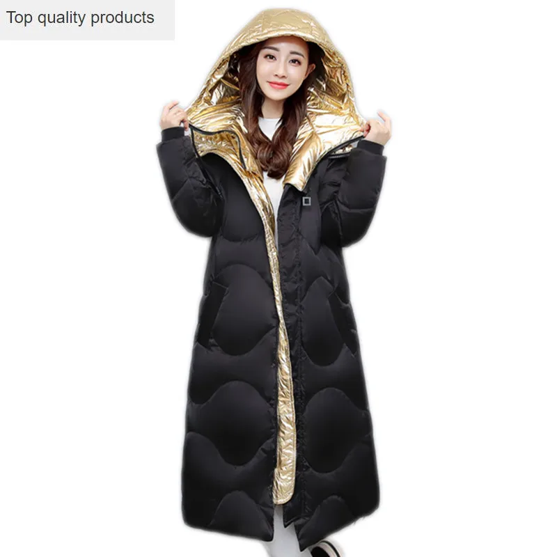 Parkas Women Thick Cotton Coat 2020 New Winter Jacket Women Hooded Pattern Mid-long Coat Female Abrigos Mujer LH1259