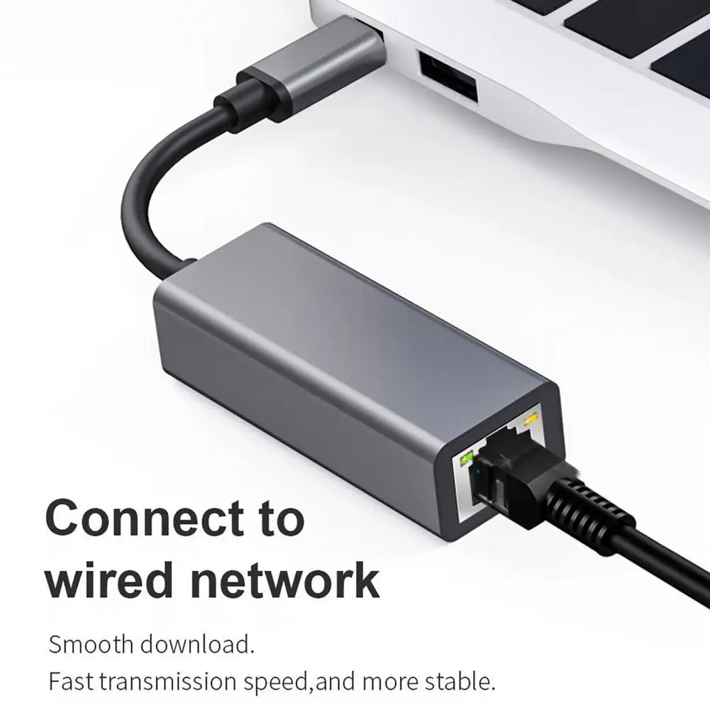 

Кабель-адаптер Lan с USB C на RJ45, 100 м