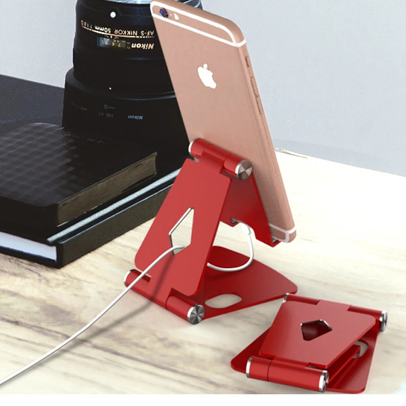 aluminum alloy metal holder for phone stand handy tablet holder multipurpose foldable mobile phone bracket mobile support free global shipping