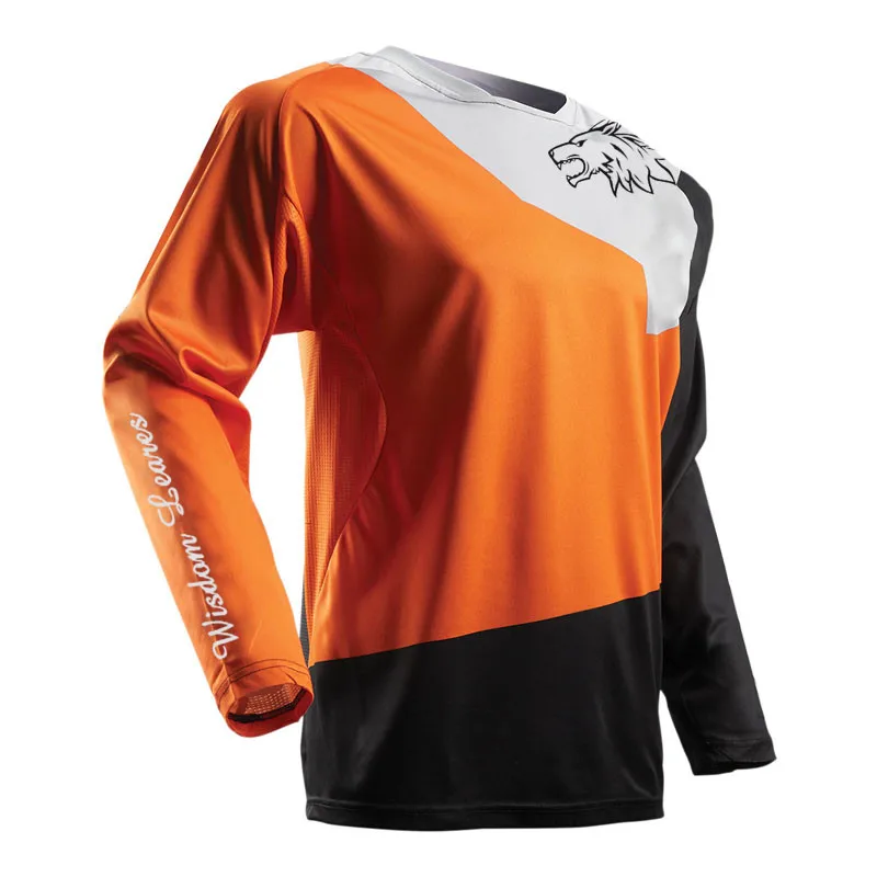 Горные Джерси Длинные рукава Мотокросс camiseta ropa mtb горный велосипед dh рубашка в байкерском стиле - Цвет: F