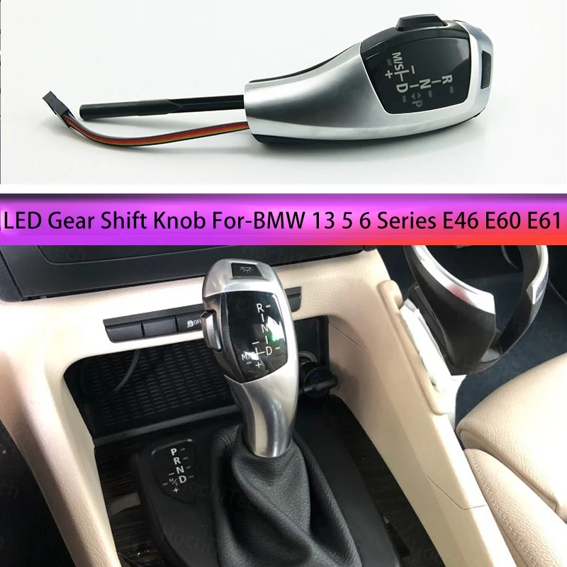 

Светодиодный льная светодиодная ручка переключения передач для-BMW 1 3 5 6 серии E46 E60 E61