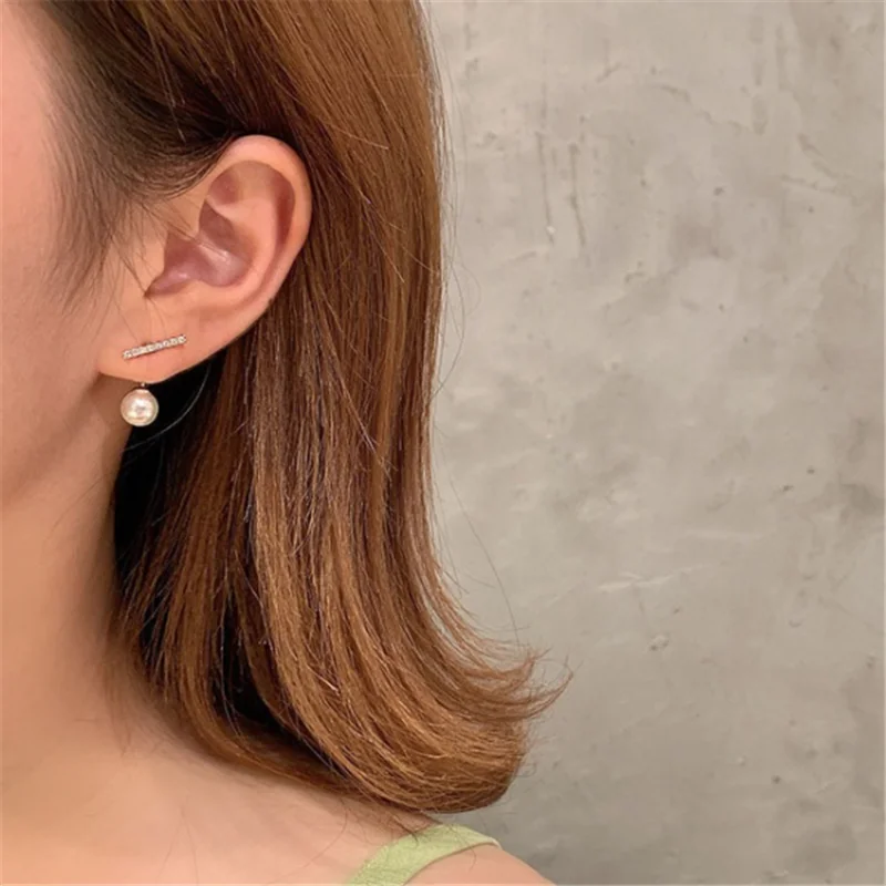 

Fashion All-match Round Juvenile Earrings Faux Pearl Earrings Women's Holiday Gifts Jewelry Wholesale