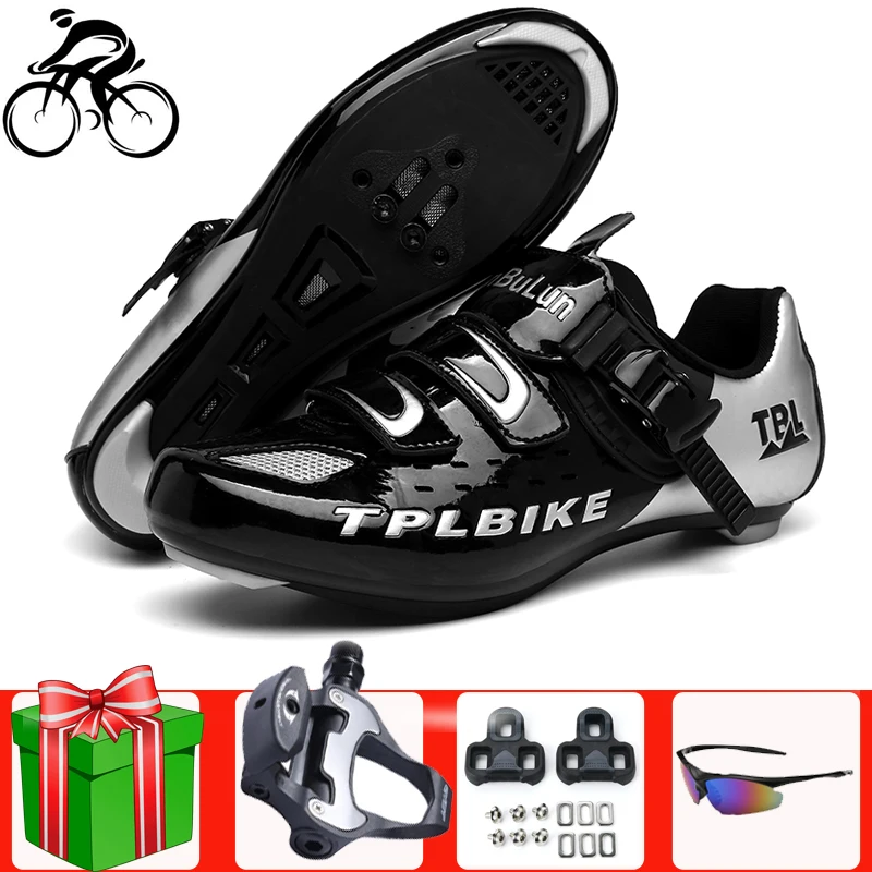 

Road Cycling Shoes Professional Racing Bike Men Outdoor Non-Slip Bicycle Sneakers Women Breathable Self-Locking Sports Shoes
