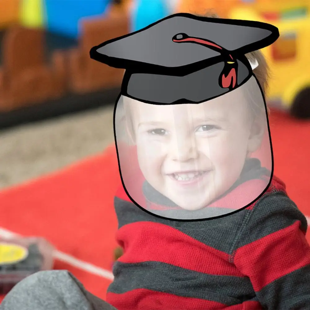 1 шт. защита для лица детей-подростков милая мультяшная маска моющаяся