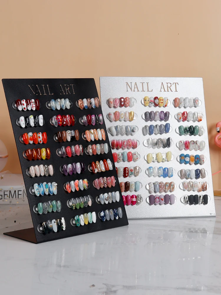 

Nail Tips Art Display Stand Board Magnet Adsorption Detachable Color Card Nail Color Showing Shelf Nail Gel Polish Display Stand