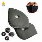5-слойная маска с фильтром PM2.5, маска от смога для велосипеда, велосипеда, пыли, загрязнения воздуха, защита лица, угольная маска, маска с фильтром, клапан