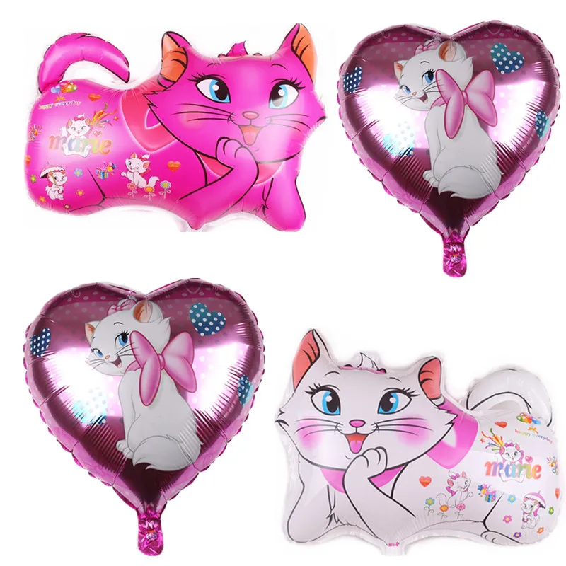 

Marie Cat Aluminum Foil Balloons Kids Toys Supplies Girls Birthday Party Baby Shower Decoration Palace Cat Balloon