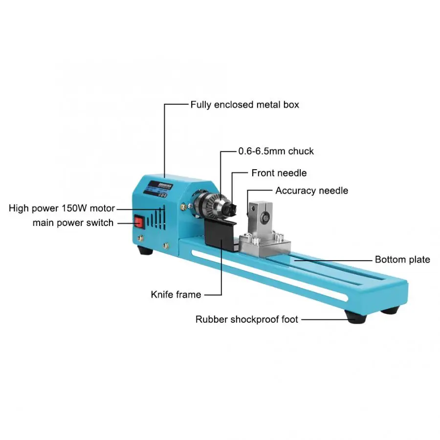 150 Вт мини токарный станок для полировки шариков DIY машина рукоделия