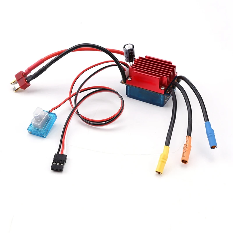 

Vintage Beetle Diecast Pull Back Car Model Toy Yellow & RC Running 35A Brushless ESC Electric Speed Control Waterproof