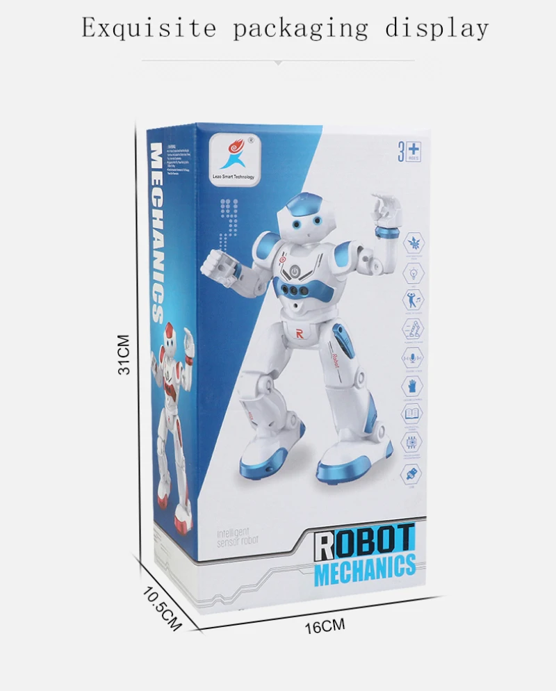 

Remote Control Robot Toy For Kids Intelligent Programmable Robot Infrared Gesture Sensor Talking Dancing Robots Children Gift