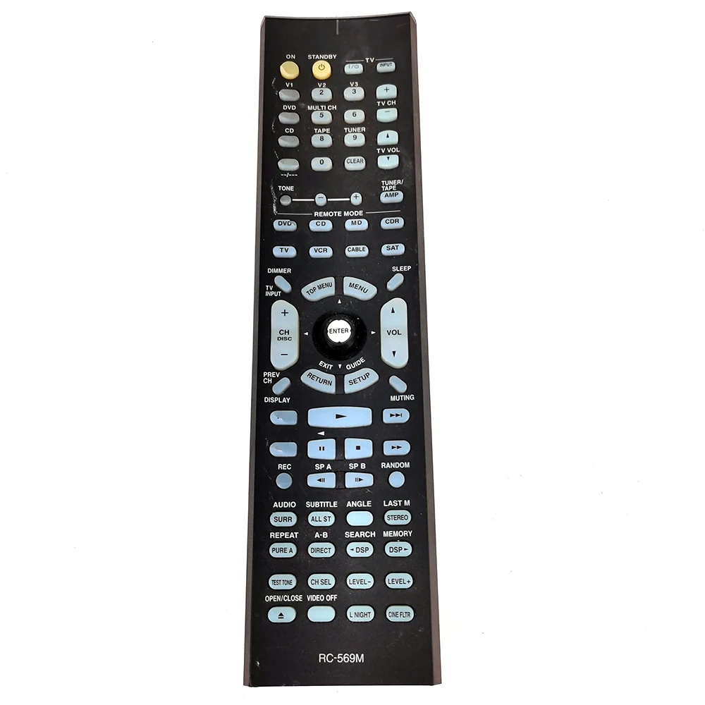 Б/у Оригинал RC-569M RC-564M RC-587M RC-548M для Onkyo AV ресивер дистанционное управление Fernbedienung |