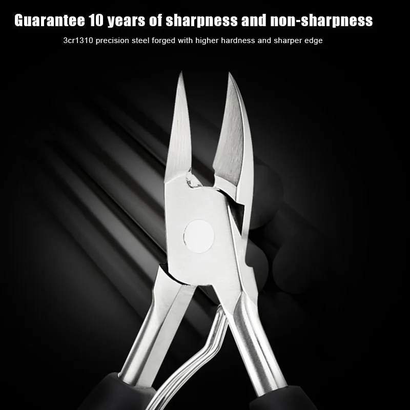 Профессиональные сверхпрочные кусачки для ногтей с толстым носком Podiatry из