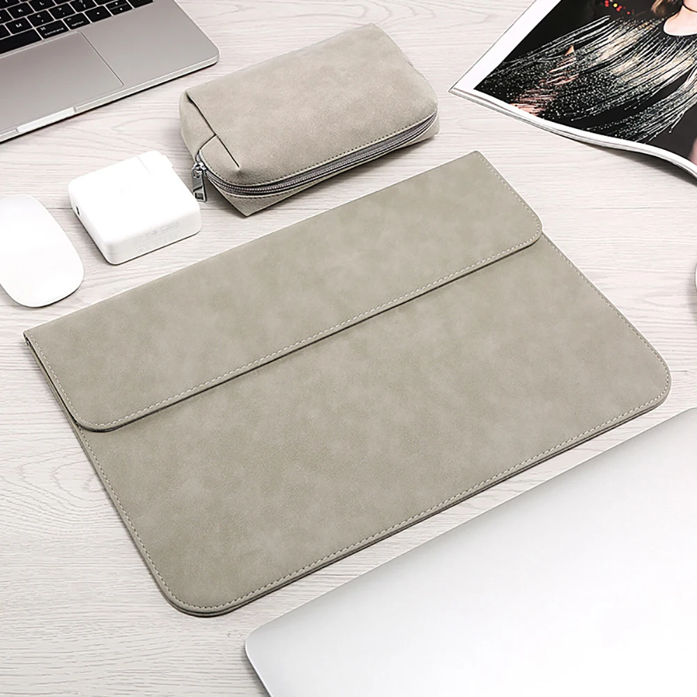 Новая кожаная сумка-чехол для Apple Macbook Air 11 retina 12 15, чехол для ноутбука Pro 16, 13 дюймов, A1990, A1932, чехол для Xiaomi Air 13,3