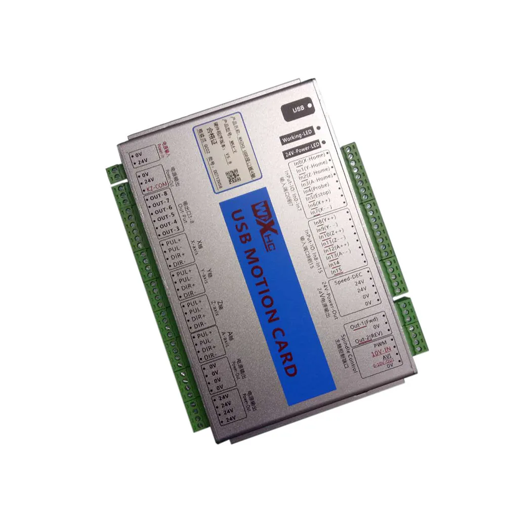 Карта контроля движения Mach3 Mach4 контрольная карта с ЧПУ 3 оси 4 6 XHC MKX4 MACH3 USB 2000 кГц