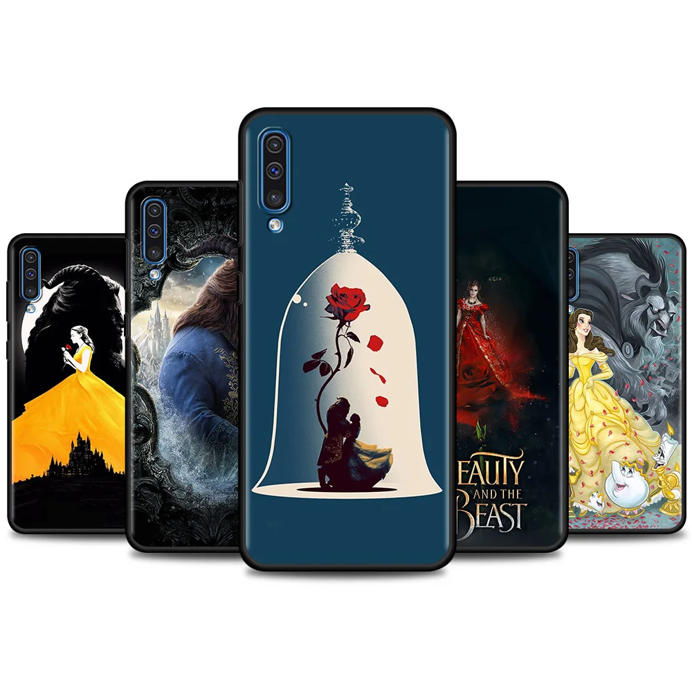 

Case For Samsung Galaxy A50 A10 A70 A30 A90 5G A40 A32 A20 A20e A20s A10s Silicone Fundas Disney Beauty and the beast