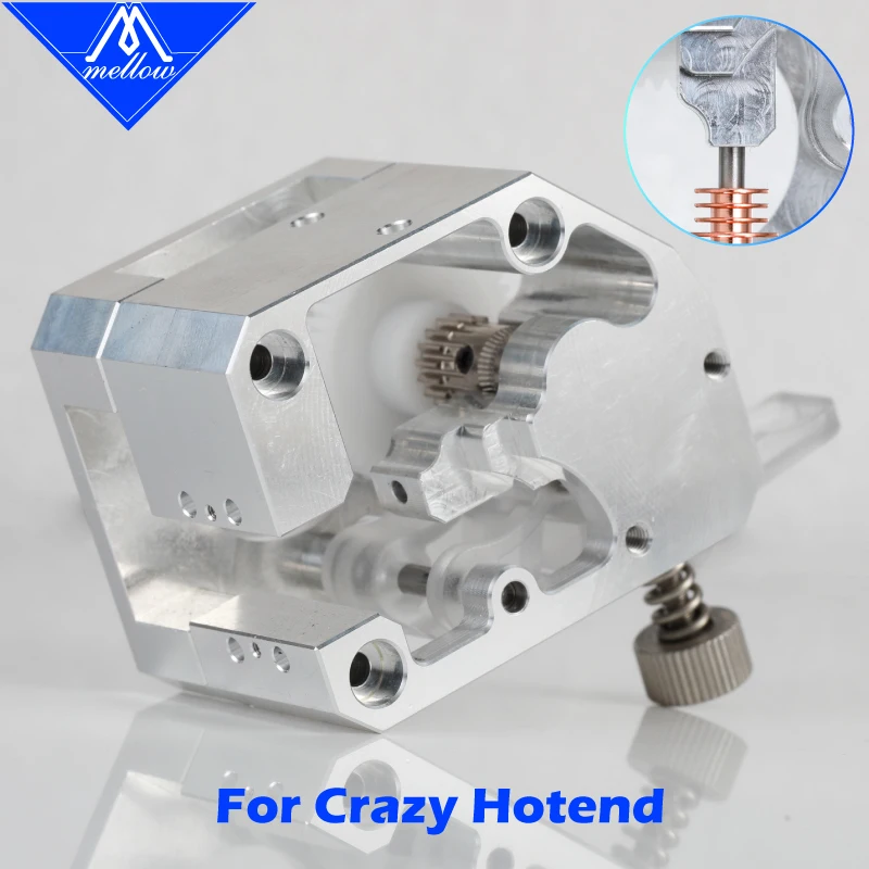 mellow nf ddg crazy hotend dual drive extruder for ender 3 5 pro cr10s rpo short distance printing tpu cnc 3d printer parts free global shipping