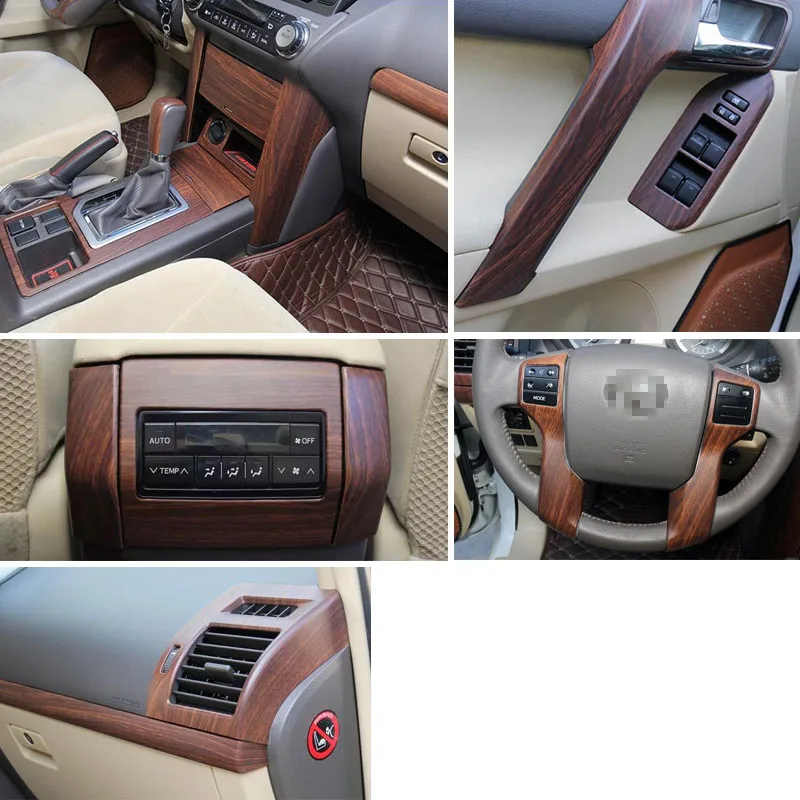 Lsrtw2017 для Toyota Land Cruiser Prado J150 150 автомобиль центральный контроль окна шестерни планки салонные аксессуары