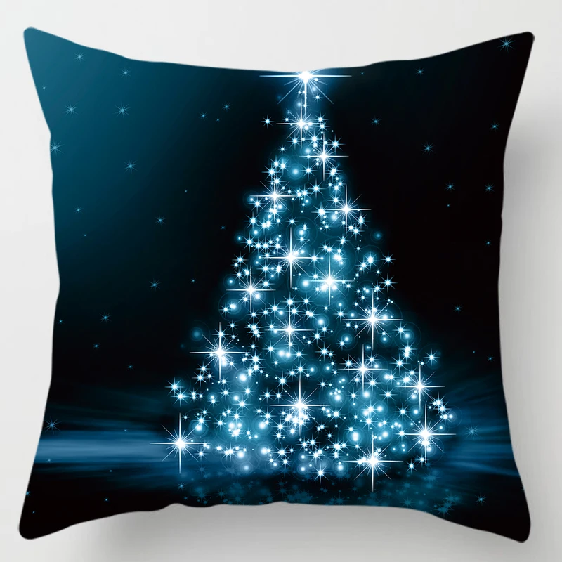 18 Модная Рождественская наволочка для подушки, двухсторонние наволочки для подушек с принтом, Квадратные наволочки для подушек, размер 45*45 см - Цвет: 18