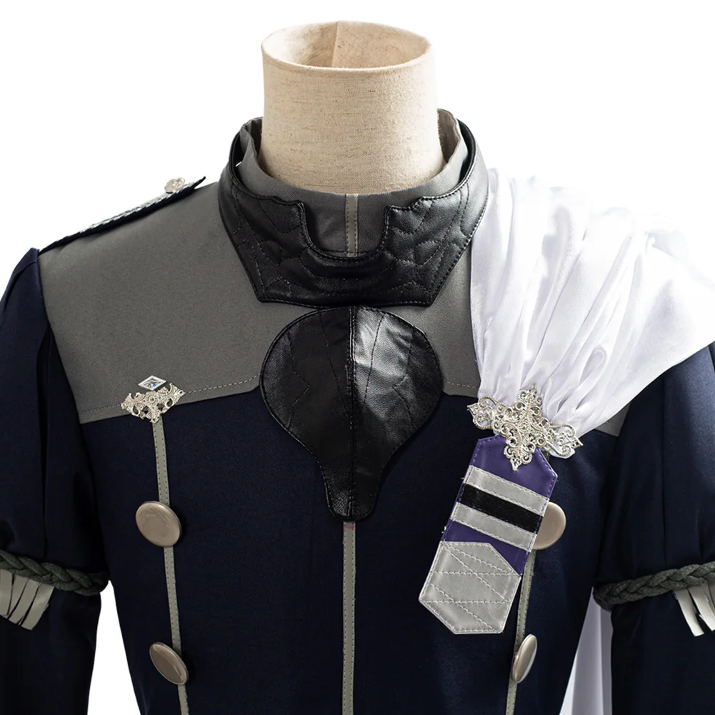 

Fire Emblem Three Houses Cindered Shadows Yuri Cosplay Men Uniform Cloak Suit Costume Halloween Carnival Party Costumes