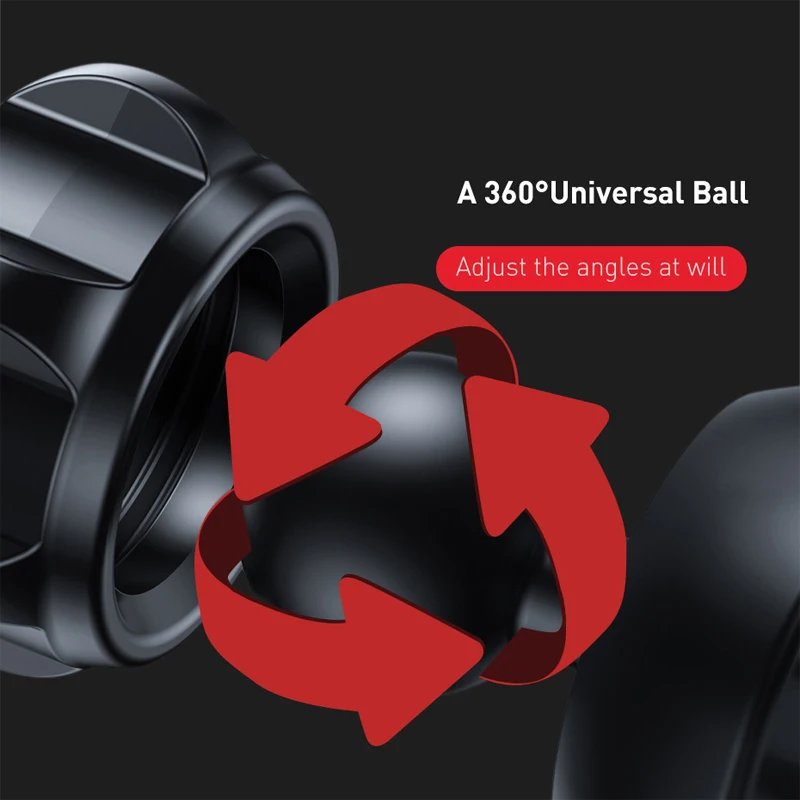 baseus gravity car phone holder universal car air vent mount metal cell phone stand holder for 4 7 6 5 inch mobile phone support free global shipping