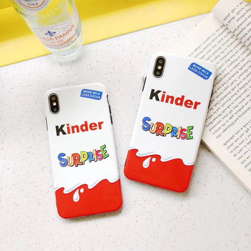 

New Trolly Egg Kinder JOY Surprise Phone Case for Iphone 6 6S 11 Pro 7 Plus 8 X XS XR MAX 12 MiNi Soft Silicon Cover Coque Capa