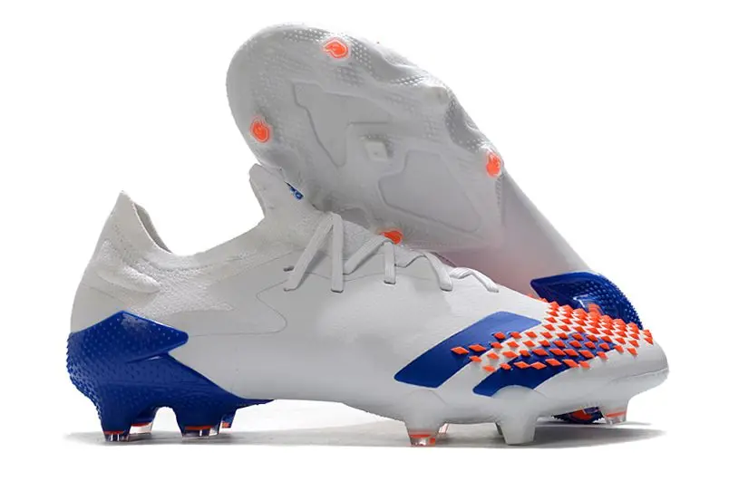

New Release Men Predator Mutator 20.1 Low FG Football Boots Best Quality Green Black Blue Lace Up Soccer Shoes,Free Shipping