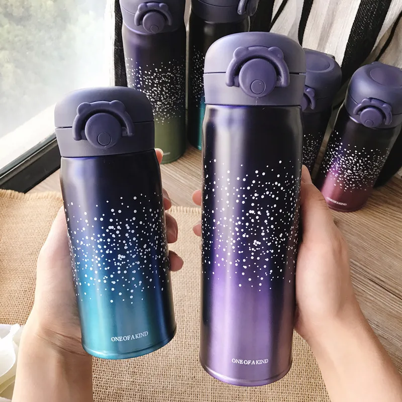 Новая Звездная изоляционная чашка 500ml350ml для холодной воды кофе чая молока