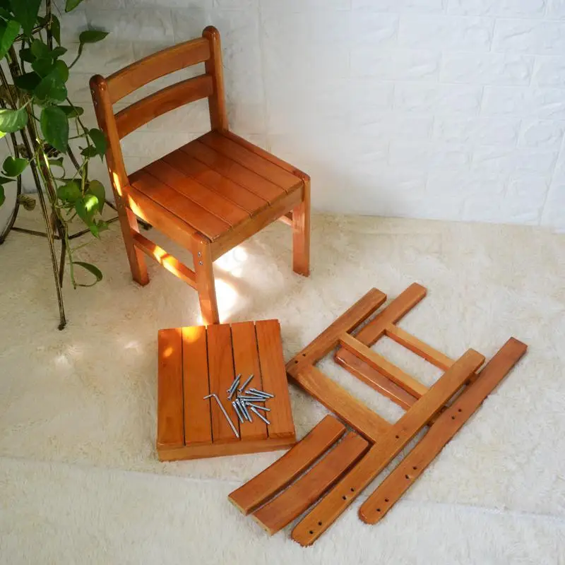 Стул обеденный из цельной древесины ручной стул деревянный с деревянной спинкой