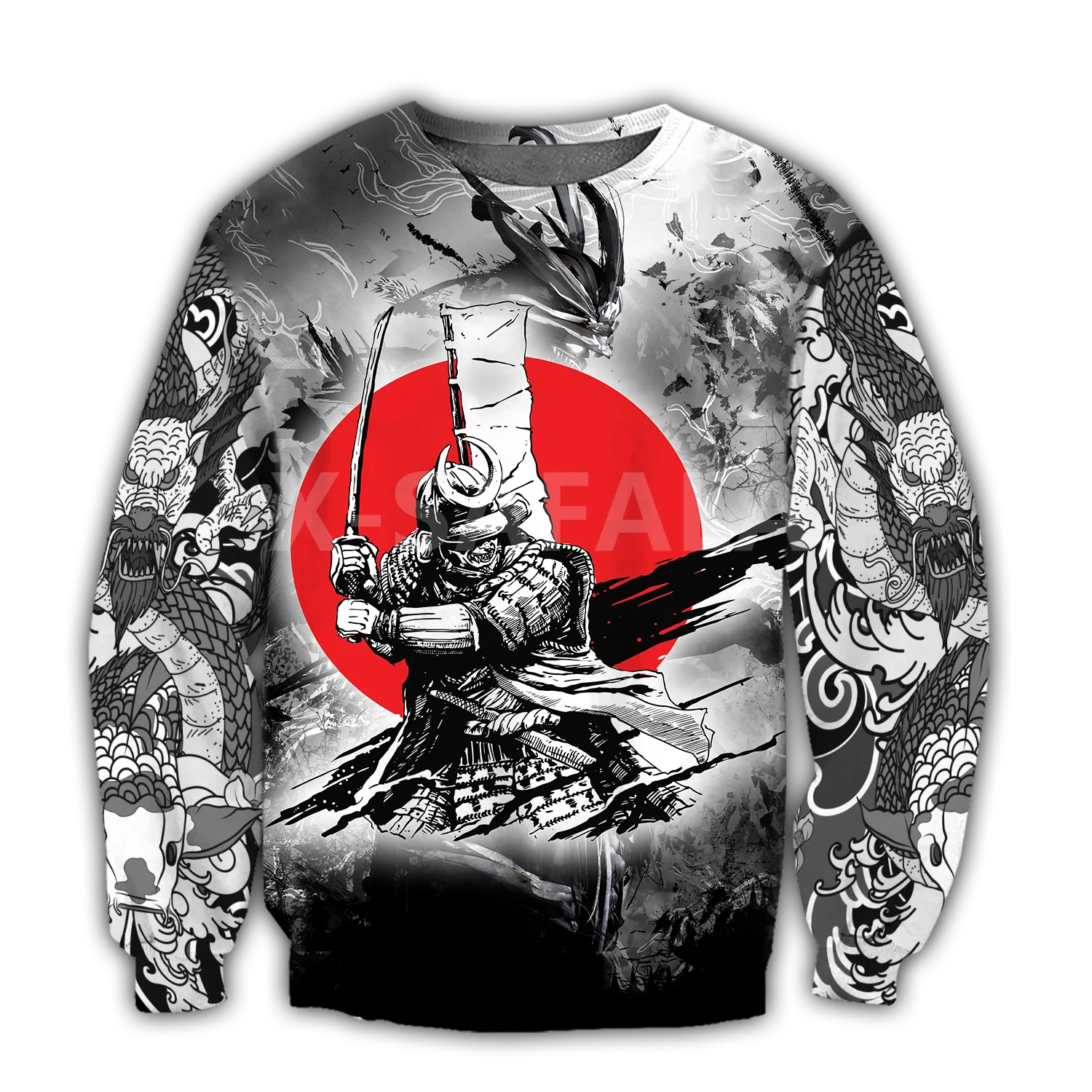 

Japanese Tattoo Samurai 3D Print XS-7XL Hoodie Man Women Harajuku Outwear Zipper Pullover Sweatshirt Casual Unisex-2