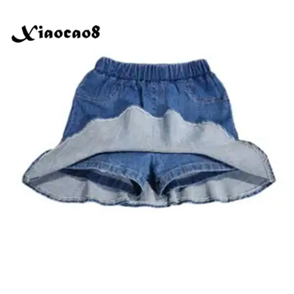 

4-16Years Teenage Girls Skirt Shorts Summer Kids Denim Shorts for Big Girls Beach Clothes Toddler Girl Short Pants 6 8 10 12 14