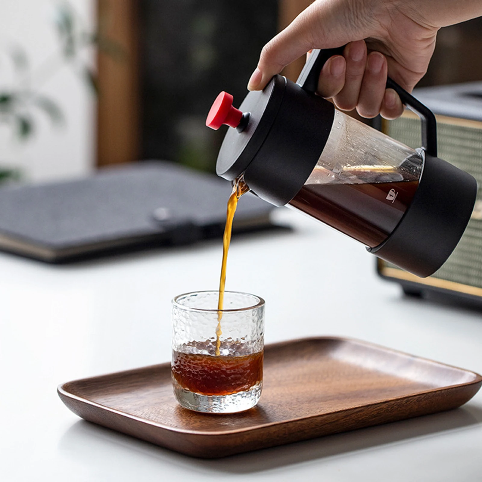 Устойчивая к ржавчине утолщенная Кофеварка из боросиликатного стекла кухонные