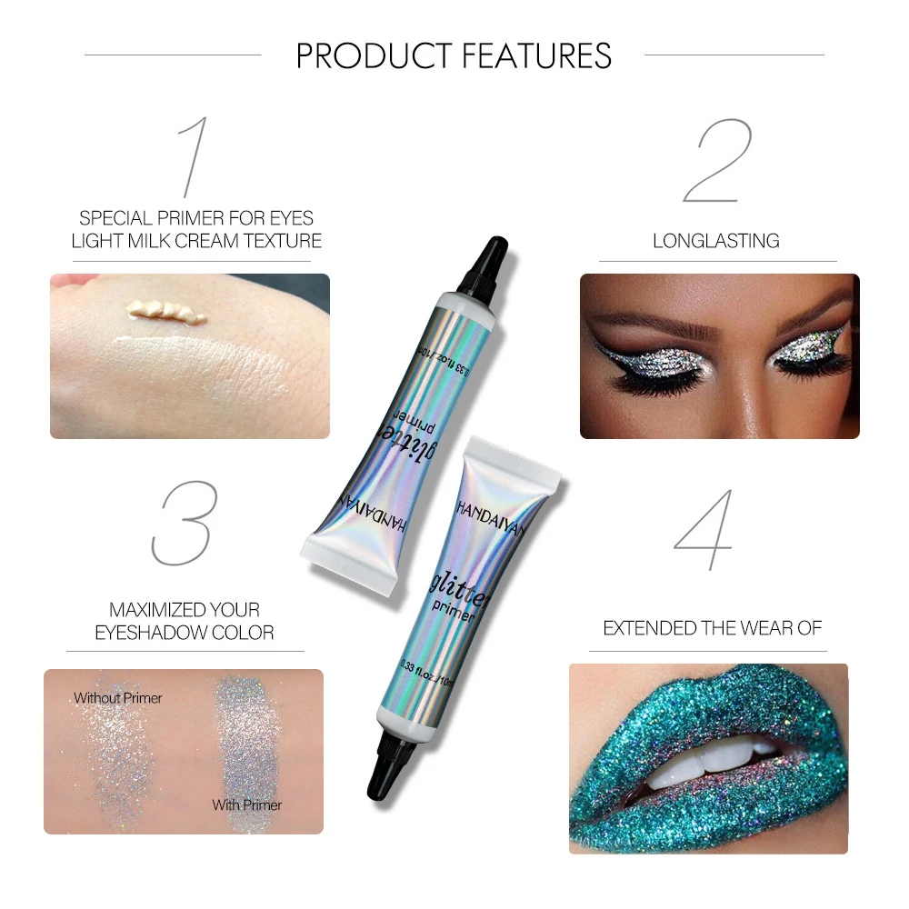 Основа для макияжа глаз стойкий блеск Праймер клей предварительного крем теней и