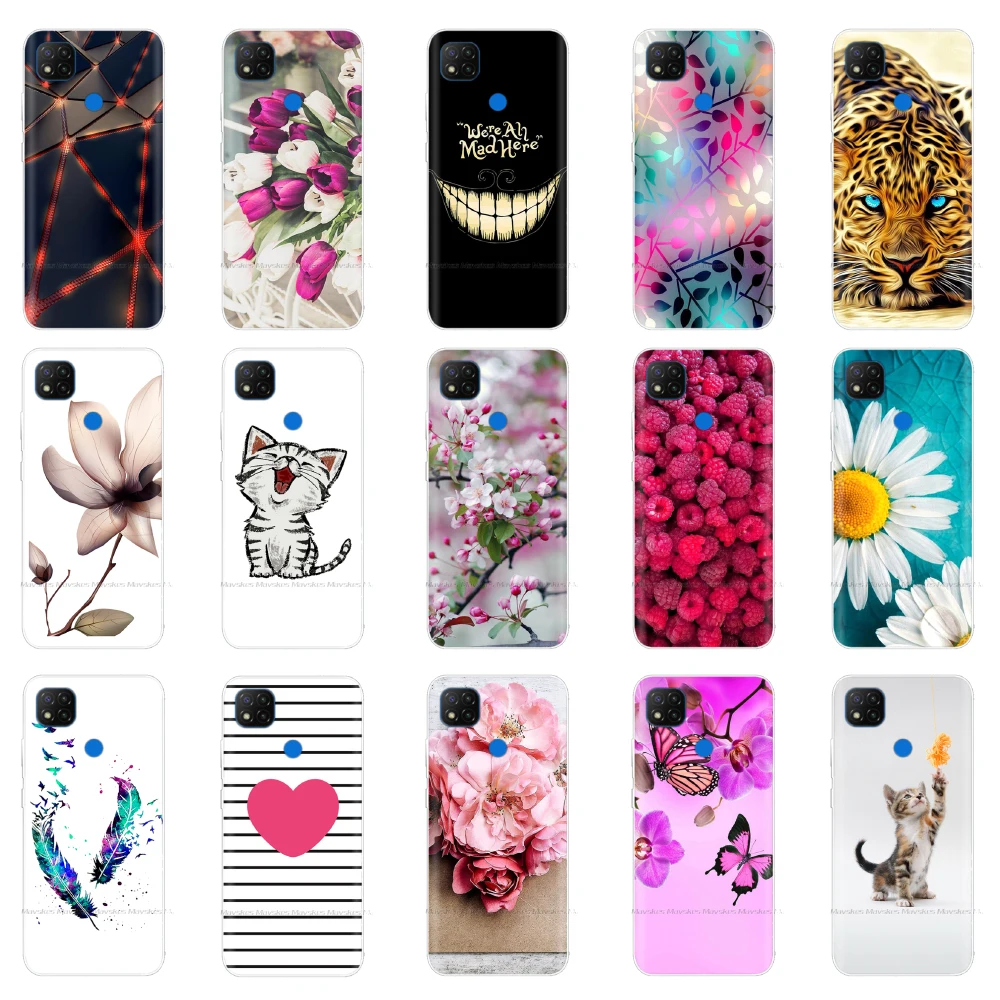 For Xiaomi Redmi 9C NFC Case Soft TPU Phone Back Cover On Redmi 9C 9 C NFC Silicon Coque Redmi9C NFC 2020 Bumper Shells Funda