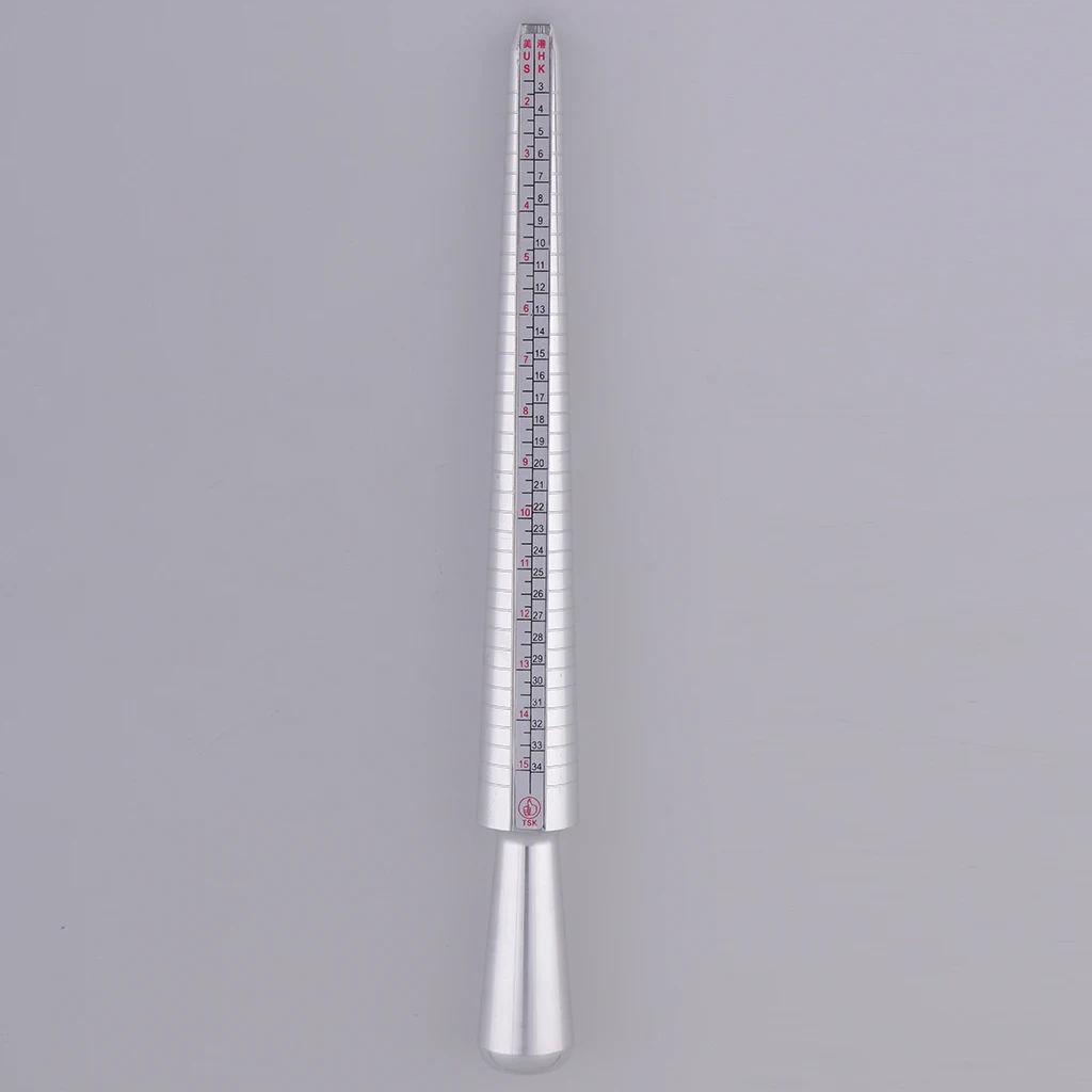 

2pcs Finger Measure Tool Ring Sizer Repair Design Supply Sizer Mandrel Craft