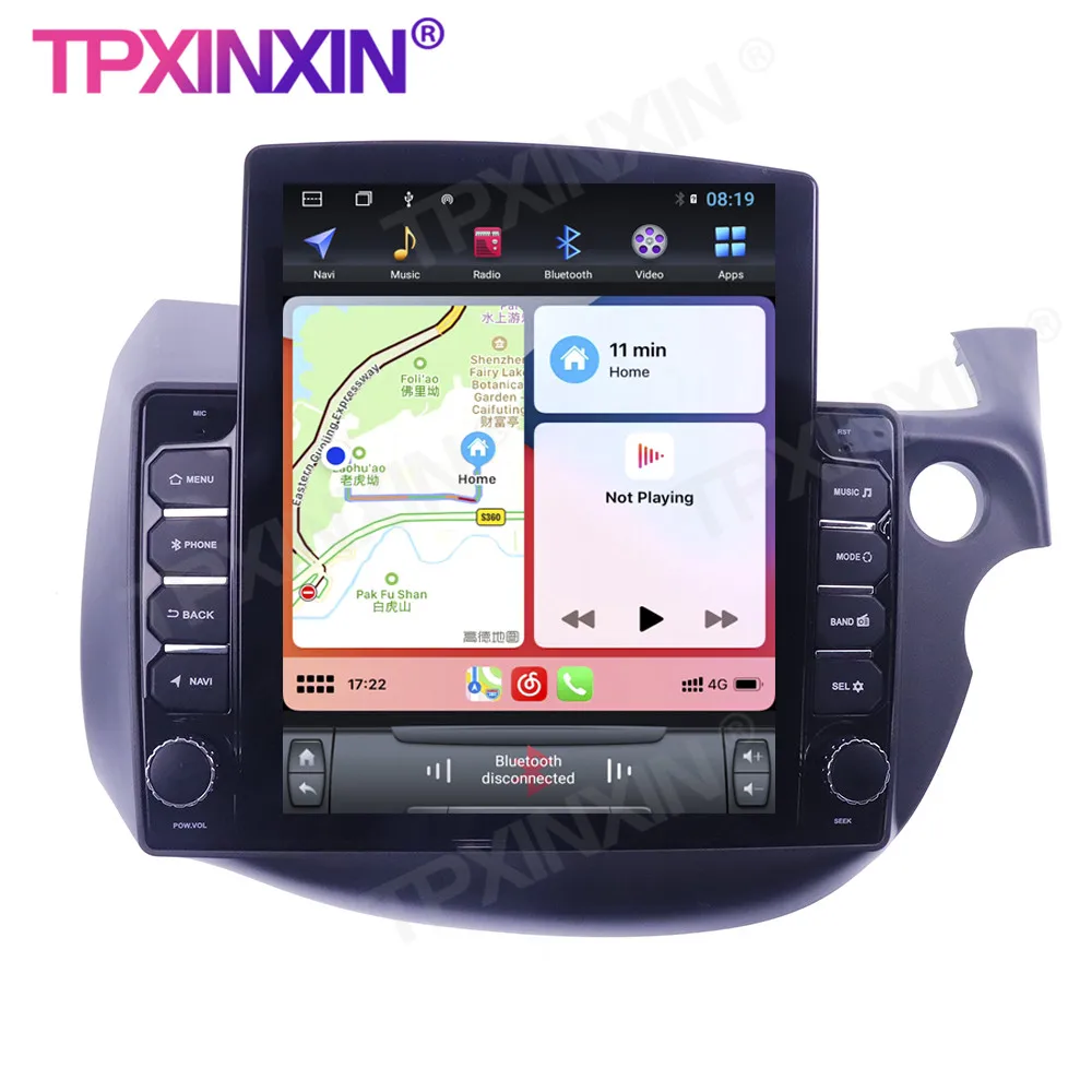 구매 테슬라 스타일 혼다 적합 2008-2013 RHD 안드로이드 10 128G 무선 Carplay 스테레오 수신기 자동차 GPS 네비게이션 라디오 플레이어 라디오