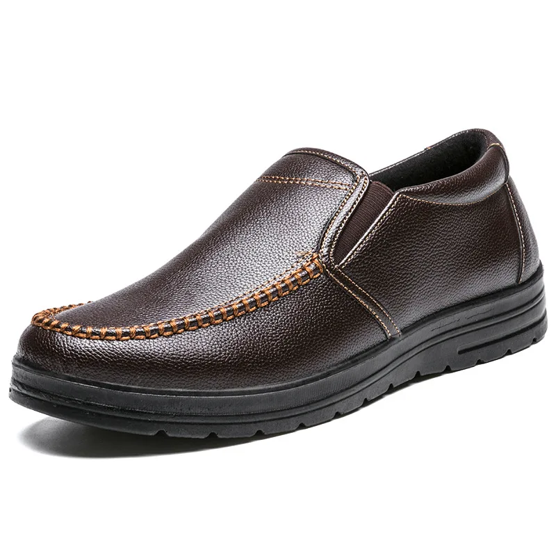 

Men's Leather Casual Shoes Moccasins Bussiness Shoes Spring Male Outdoor Walking Shoes Comfortable Mens Flats Soft Loafers