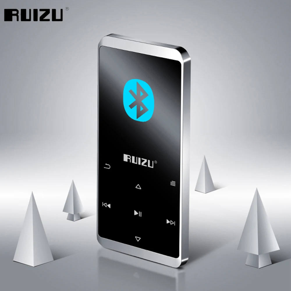 

RUIZU Smart Touch Screen MP3 Player With Bluetooth HiFi Lossless Audio Music Player Built In Speaker Metal Mini Portable Walkman