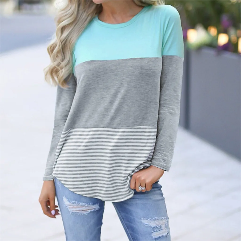 Высококачественная полосатая одежда с принтом женская для беременных кормление