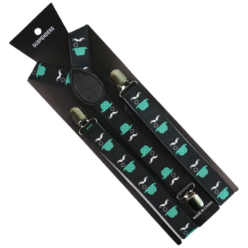 Мужские подтяжки с регулируемой клипсой шириной 2 5 см изображениями динозавров и